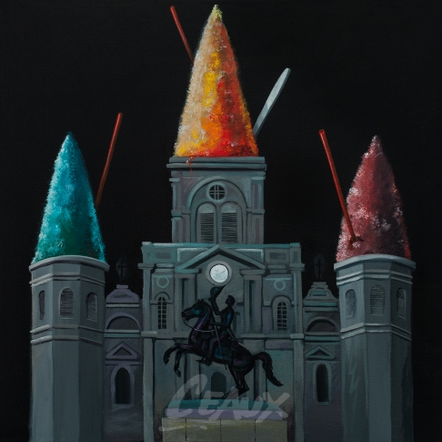 The Cathedral by Ceaux . | Acrylic on canvas The Cathedral